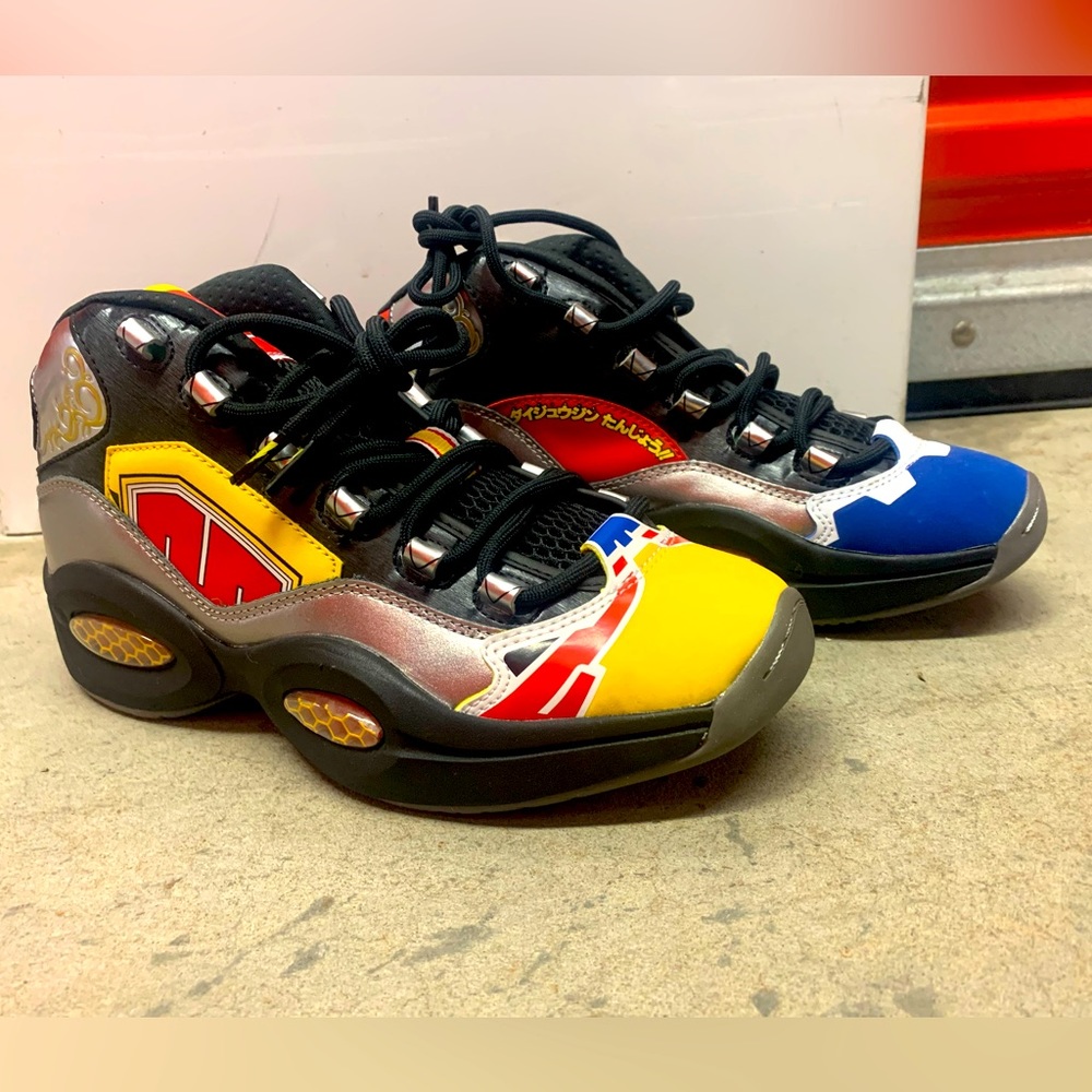 Power Rangers X Reebok Iversons’ “Question Mid Megazord”